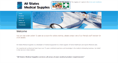 Desktop Screenshot of allstatesmedical.com.au